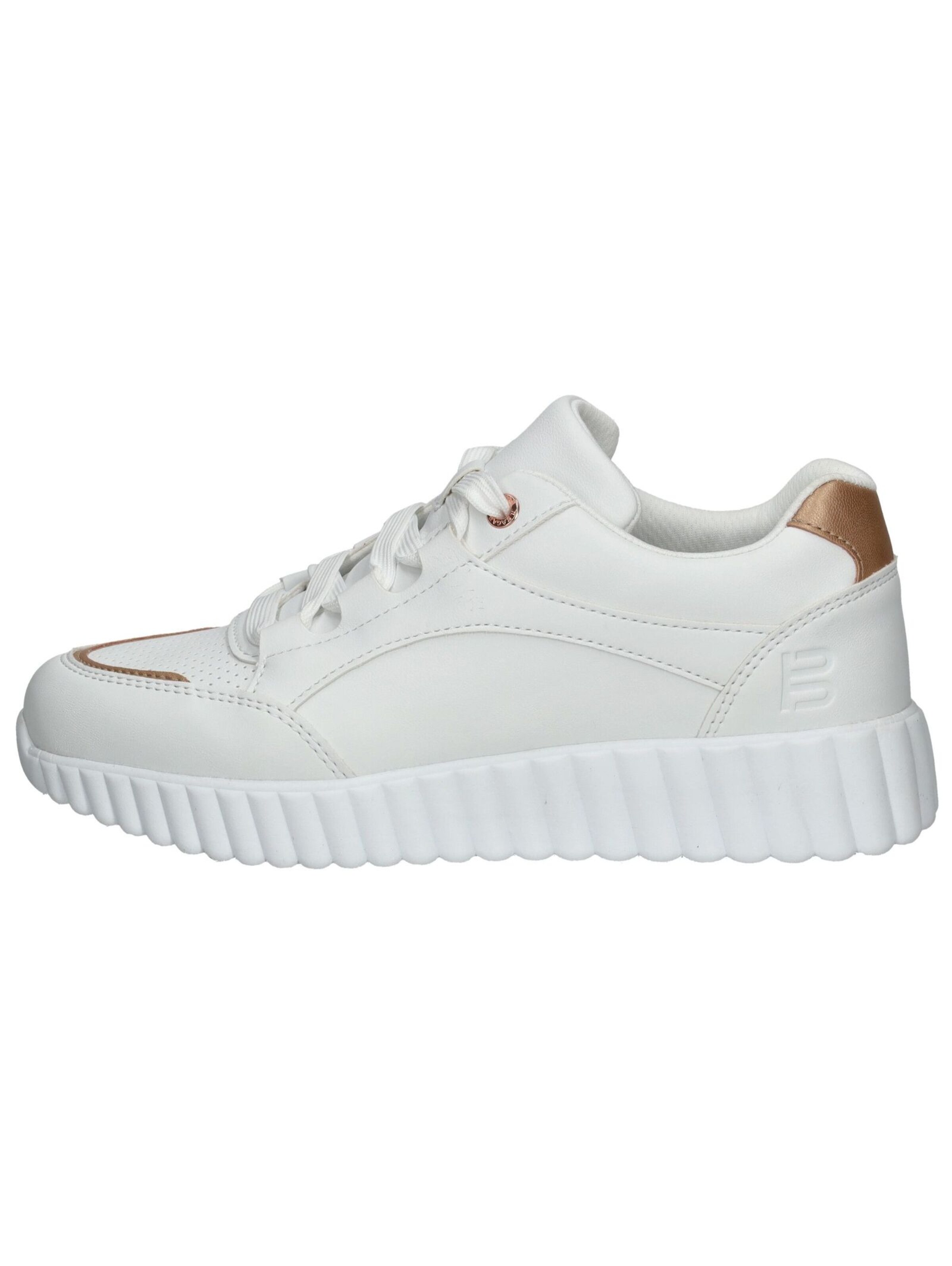 TT. BAGATT Platform trainers in White