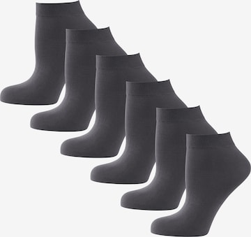 Nur Die Ankle Socks in Grey: front