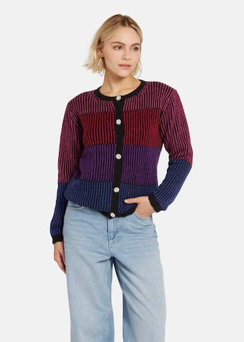 Nicowa Knit Cardigan 'SINOWA' in Red: front