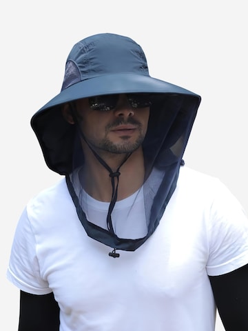 Magicshe Hat 'UPF50+ Sonnenhut mit Breiter Krempe und Moskitonetz' in Blue: front