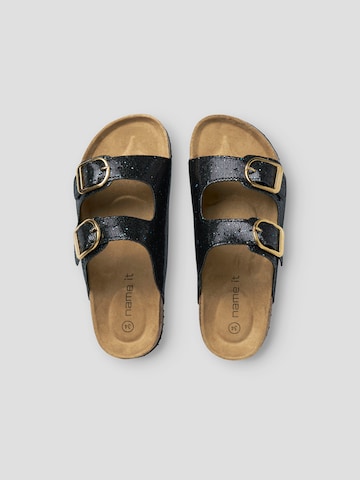 NAME IT Sandals 'NKFFLORA' in Black