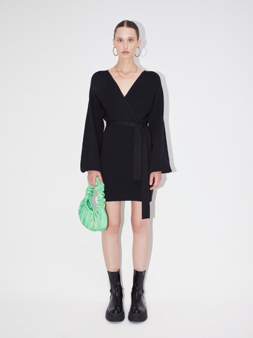 LeGer by Lena Gercke Knitted dress 'Evita' in Black