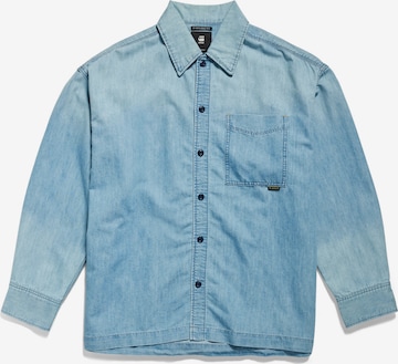 G-Star RAW Regular fit Button Up Shirt in Blue: front