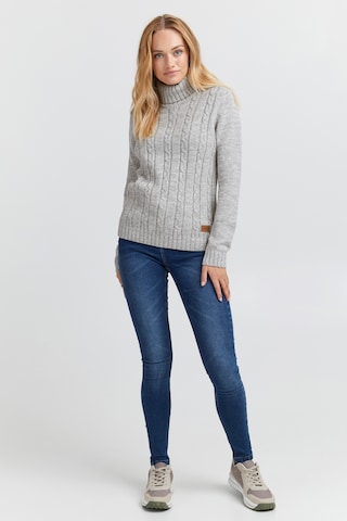 Oxmo Rollkragenpullover 'Philipa' in Grau