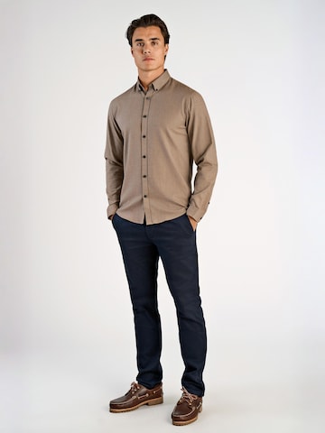 Regular fit Camicia di Lindbergh in beige