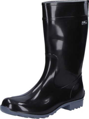 BOCKSTIEGEL Rubber Boots 'Regenstiefel Luisa in schwarz' in Black: front