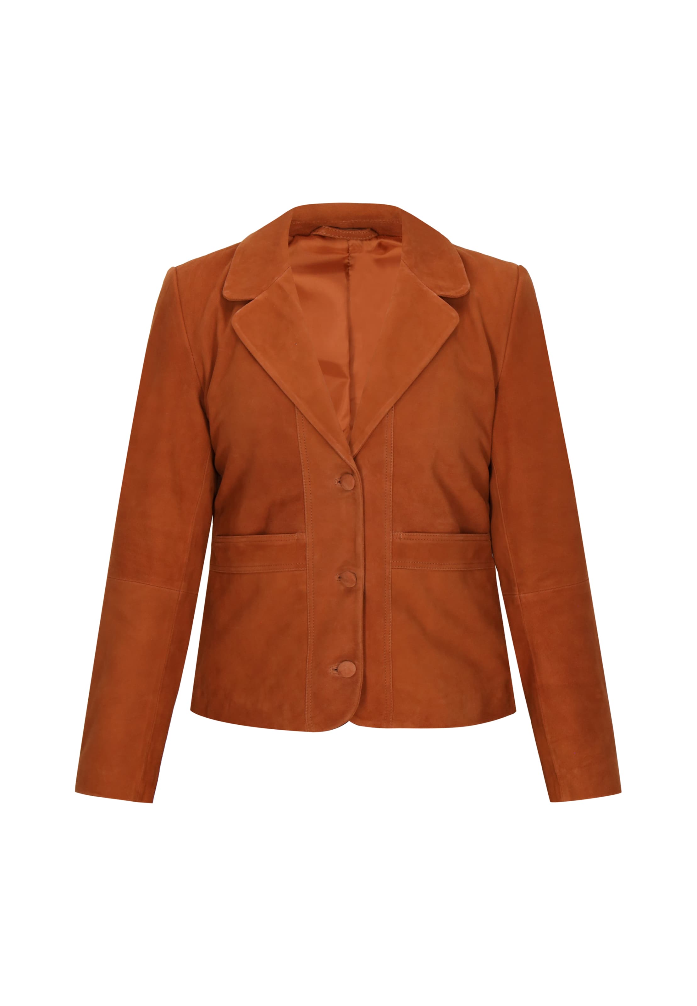 DreiMaster Klassik Jacke in Braun: Vorderseite