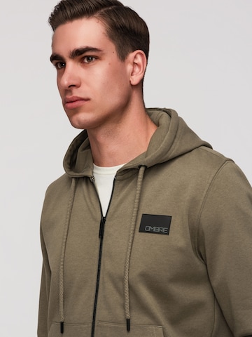 Ombre Sweat jacket in Green