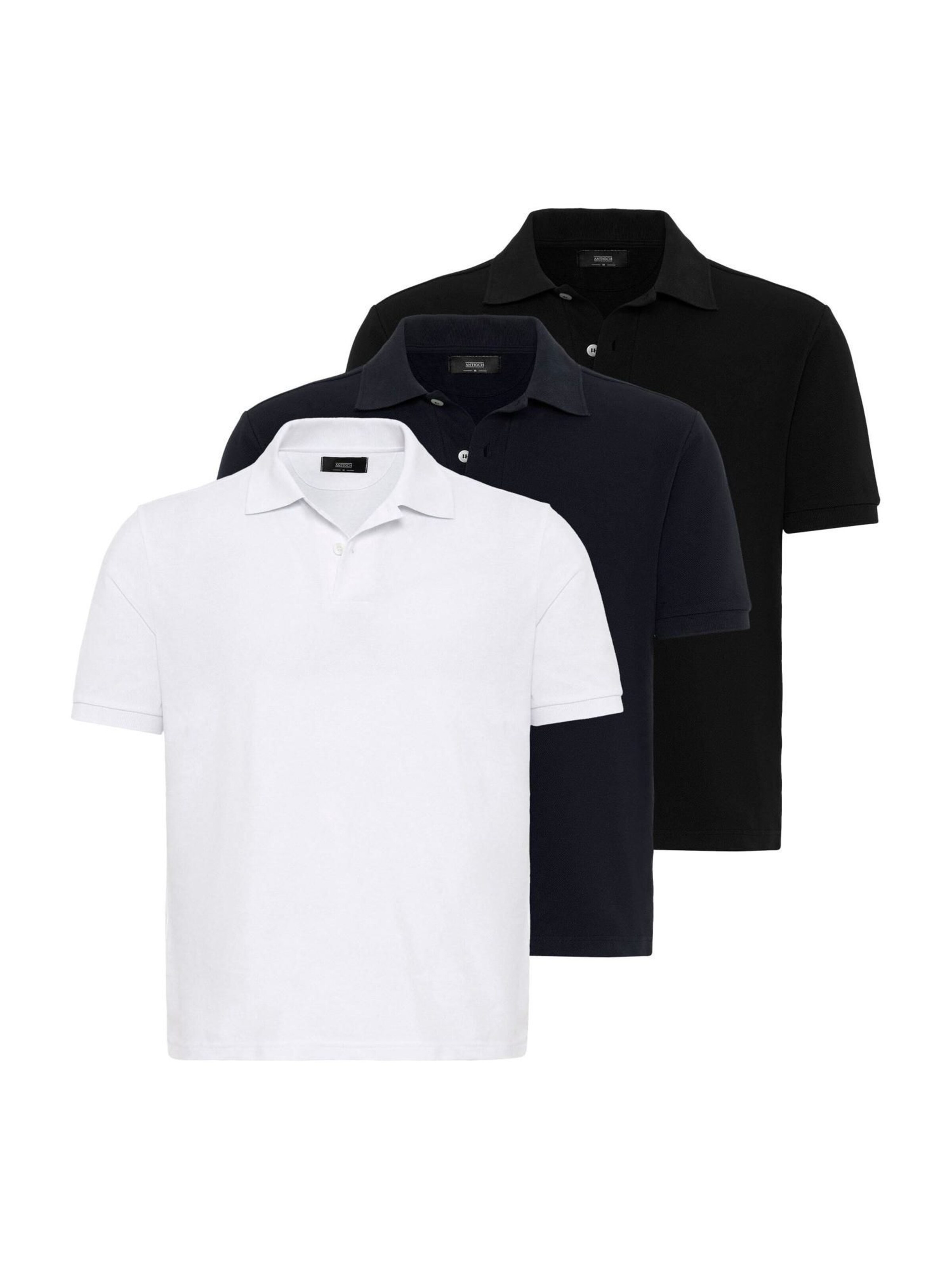 zils Antioch T-Krekls: no priekšpuses