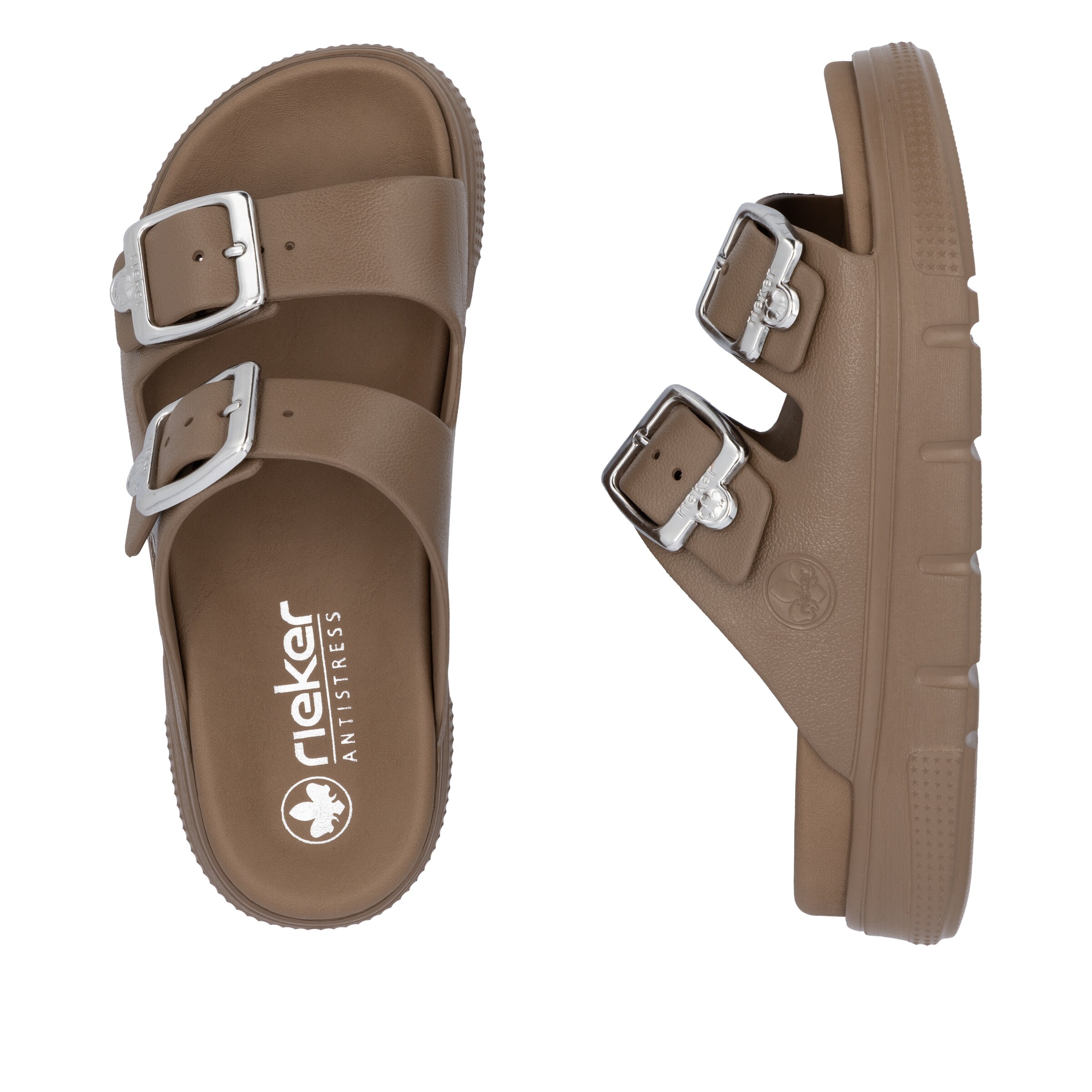 Rieker Mules in Brown