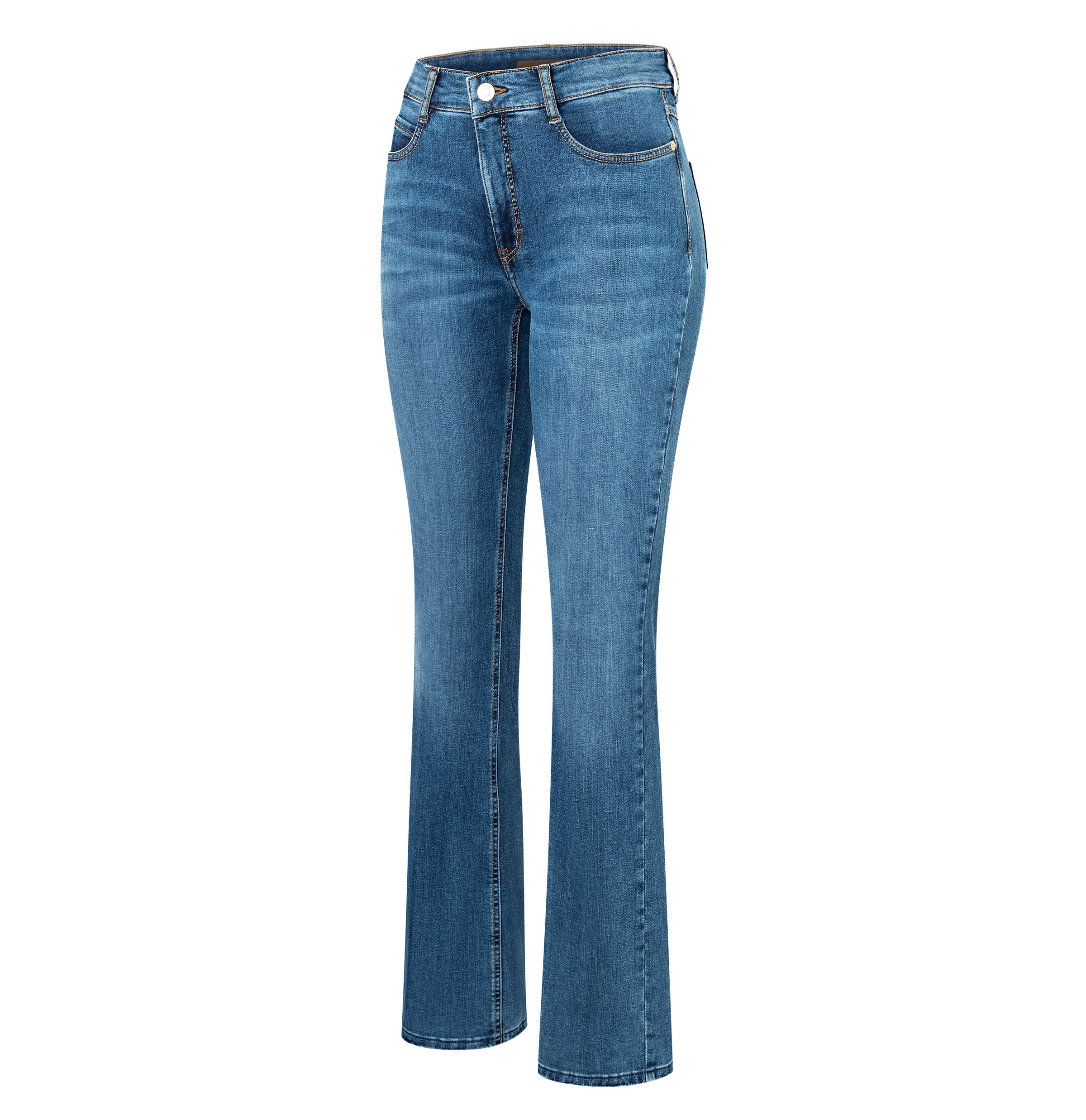 MAC Bootcut Jeans in Blau