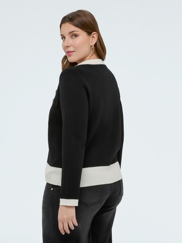 Cardigan Fiorella Rubino en noir