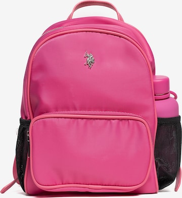 U.S. POLO ASSN. Rugzak in Roze: voorkant