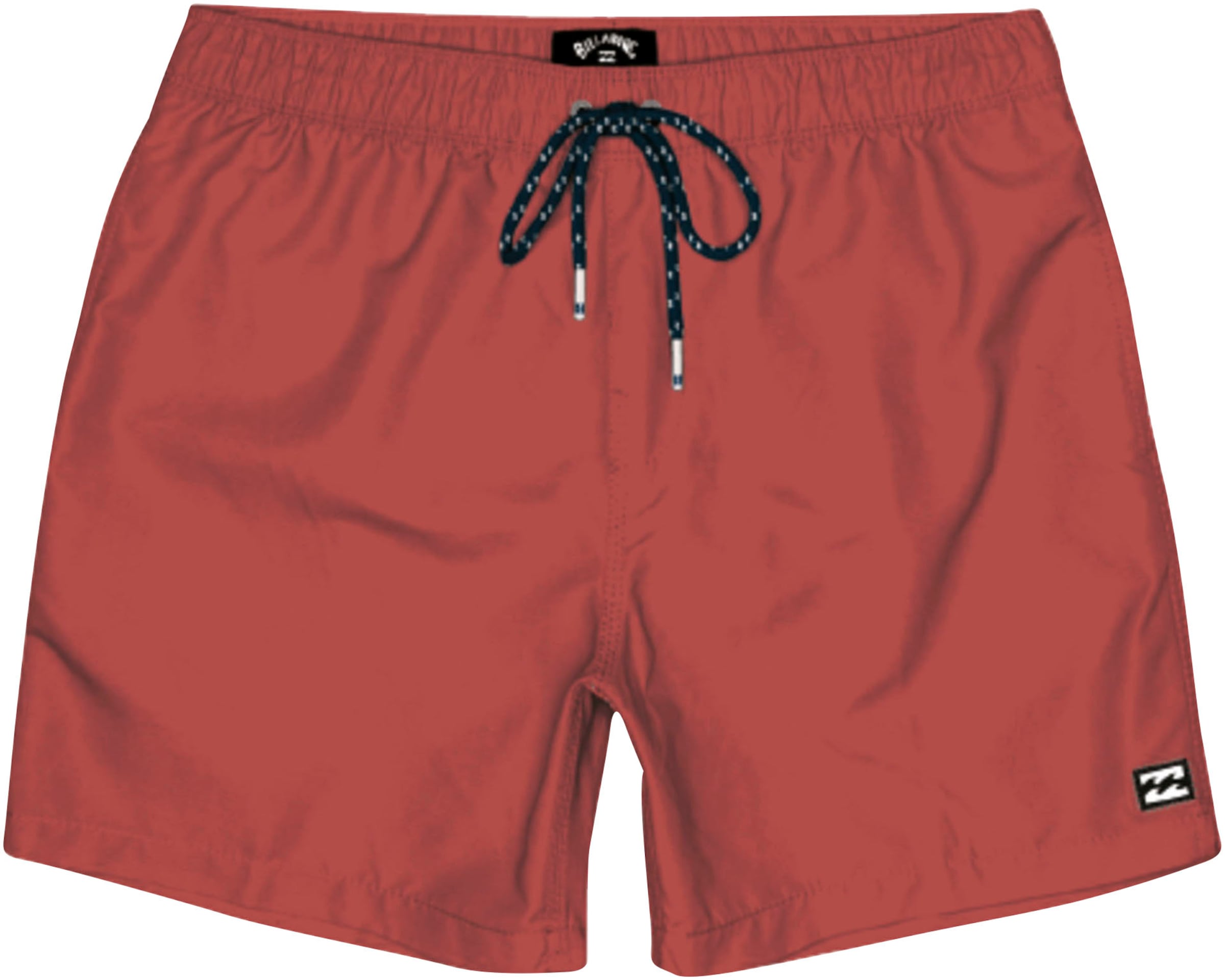 BILLABONG Boardshorts 'All day' in de kleur Oranjerood / Zwart / Wit, Productweergave
