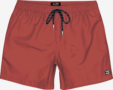 BILLABONG Swimming Trunks 'All Day' in Red: front