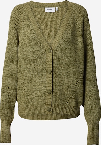 Moves Knit Cardigan 'Laris' in Green: front