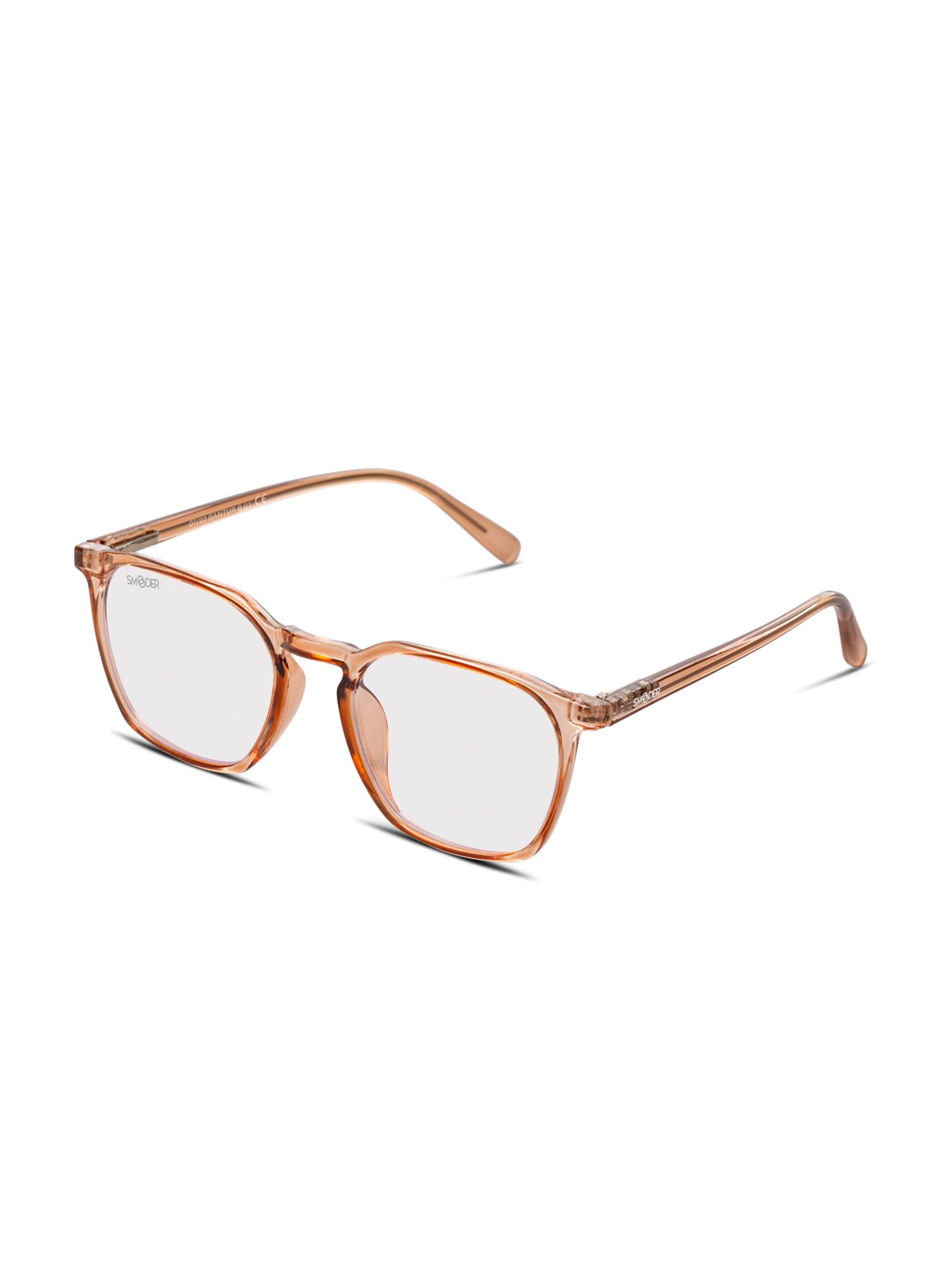 Smooder Glasses 'Bantur Blue Light' in Beige: front