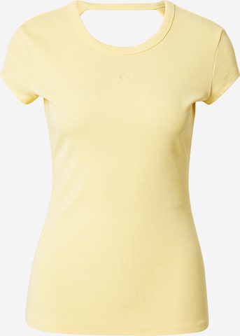 BOSS Koszulka 'Esima' w kolorze żółty: przód
