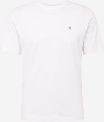 T-Shirt GANT en blanc : devant