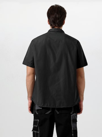 YOUTHUP Comfort Fit Hemd 'Berchtesgaden'‌‌‌‌ in Schwarz