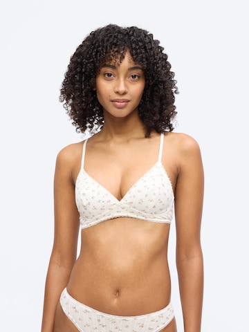 Lindex T-Shirt Nedrček | bela barva: sprednja stran