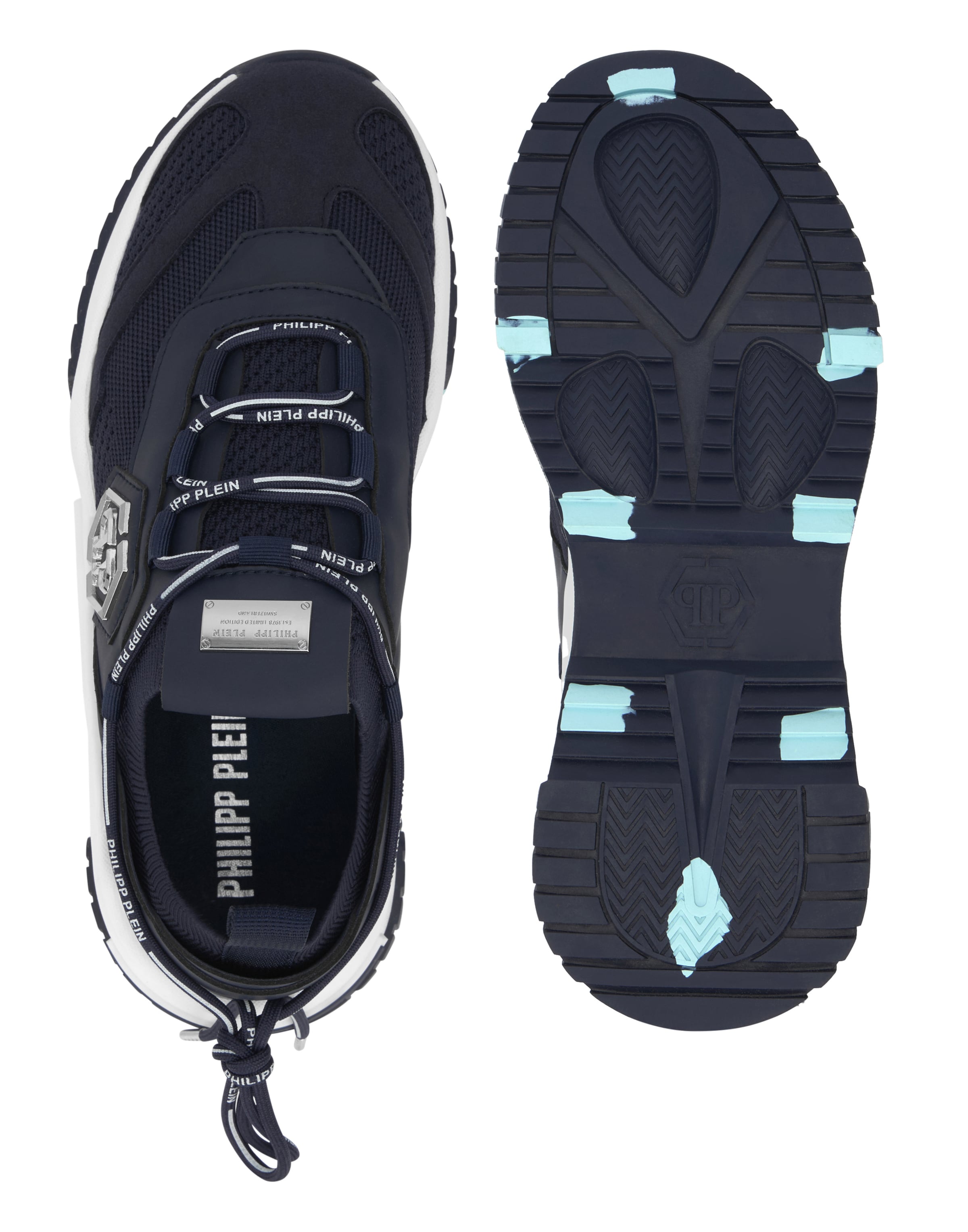 Philipp Plein - Zapatillas deportivas bajas 'Predator' en azul