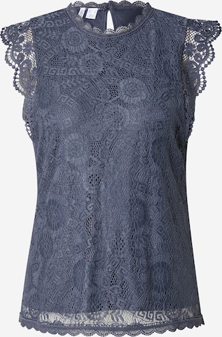 PIECES Blouse 'PCOLLINE' in Blue: front