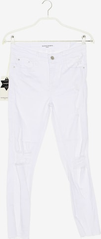 Queen Hearts Paris Jeans in 25-26 in White: front