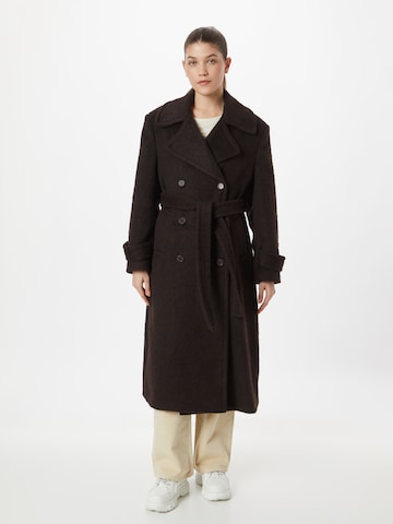 LEVI'S ® Between-seasons coat 'Wooly Trench Coat' in Black: front