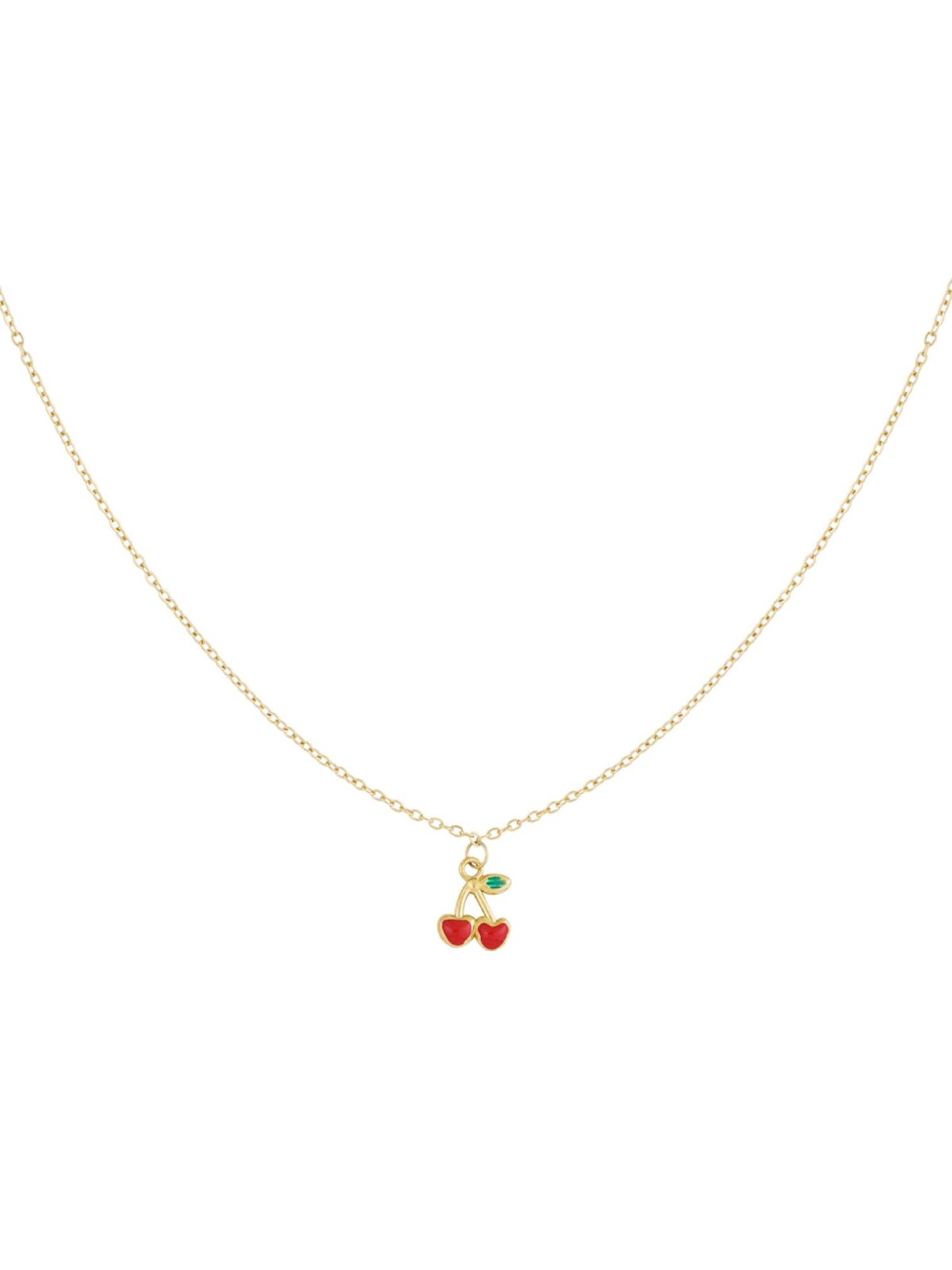Chaîne 'CHERRY' Cala Rose en or : devant