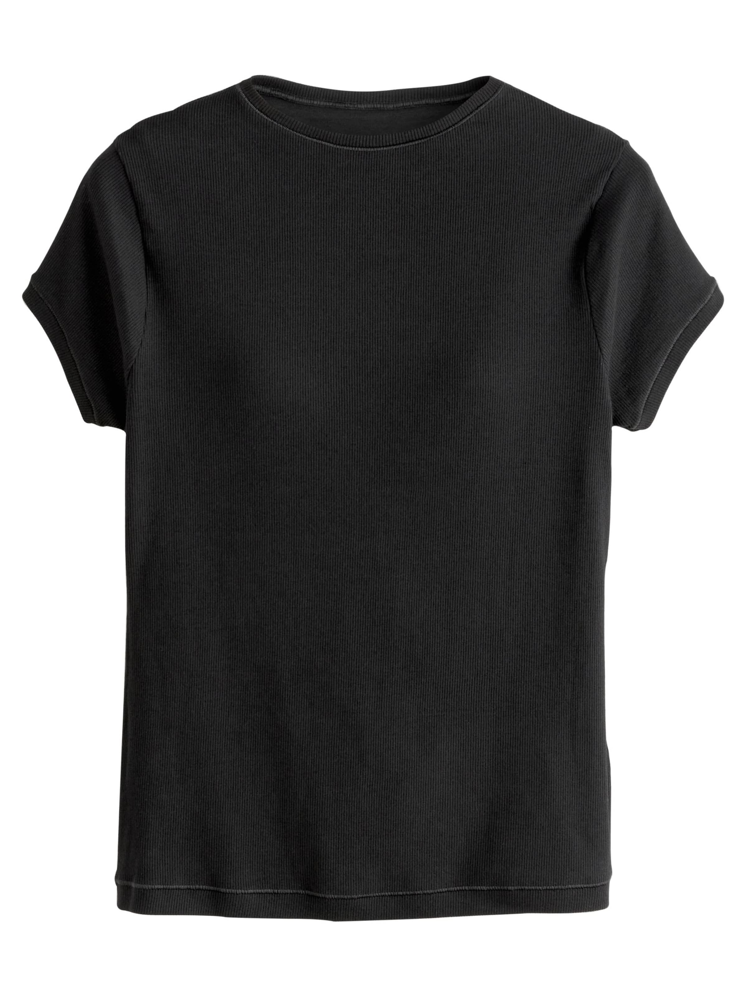 Tricou de la Next pe negru: față