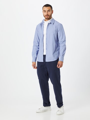 ABOUT YOU - Regular Fit Camisa 'Maxim' em azul