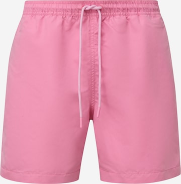 s.Oliver Board Shorts in Pink: front