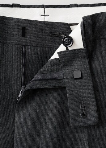 MANGO MAN Slim fit Pants 'Milan' in Grey