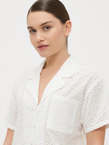 Hunkemöller Tričká na spanie - Biela