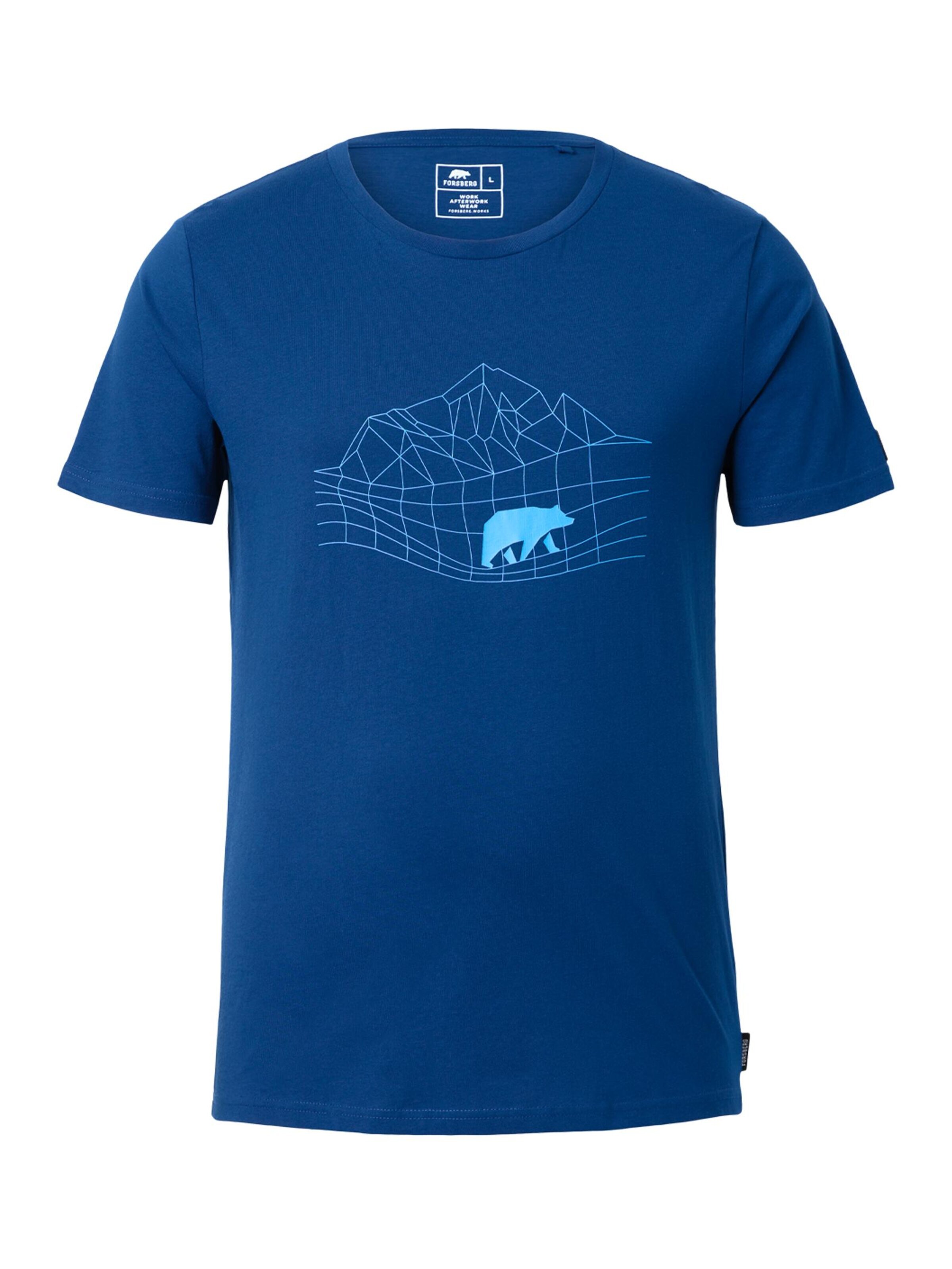 FORSBERG Shirt in Blue: front