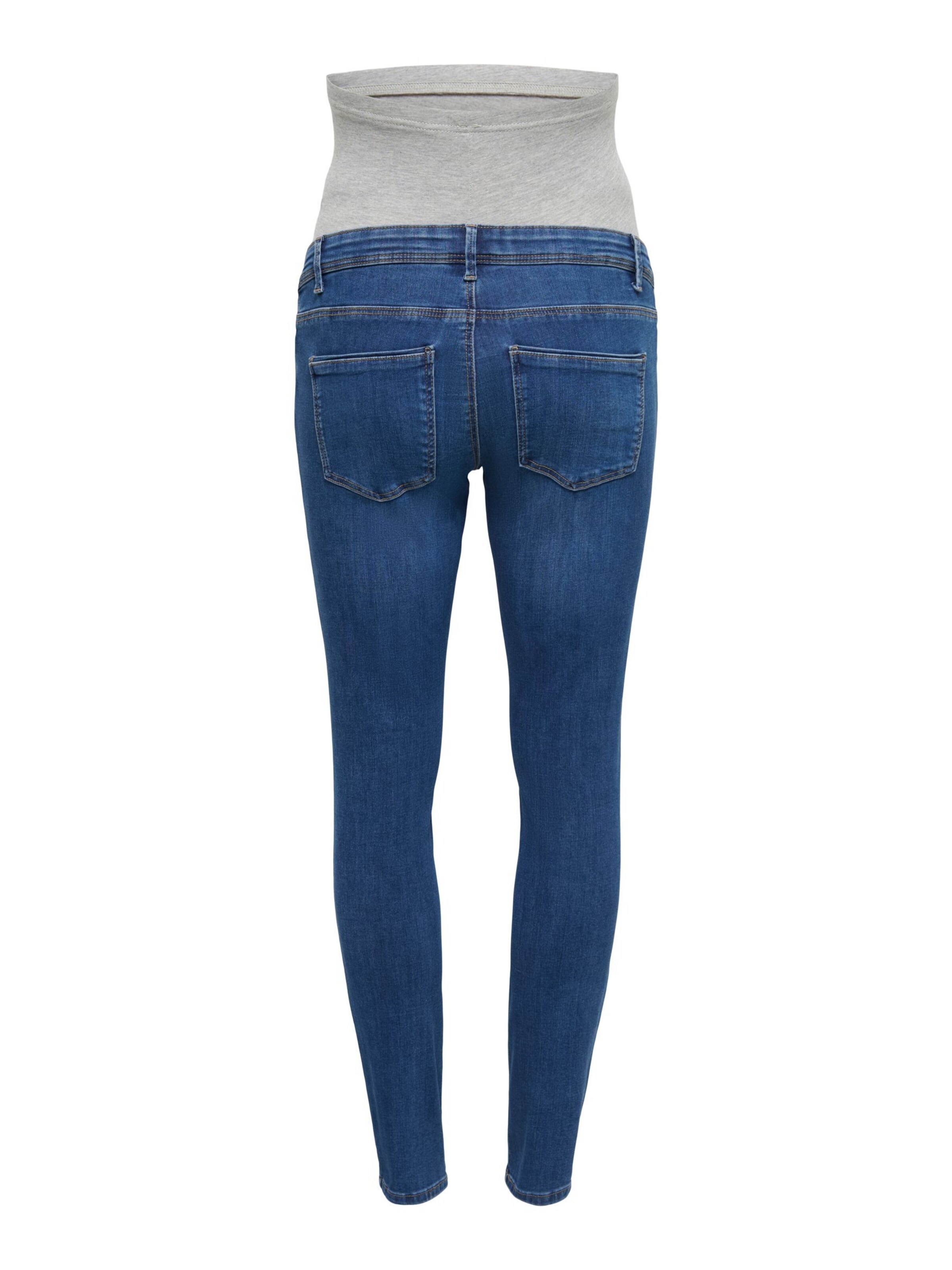 Only Maternity Skinny Jeans 'OLMAlly' in Blauw