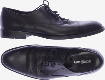 STRELLSON Flats & Loafers in 42 in Black: front
