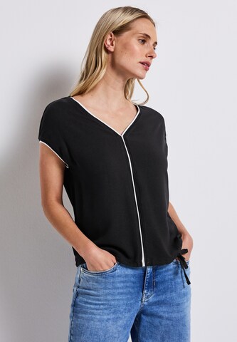 STREET ONE Shirt in Black: front