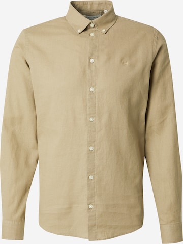 Casual Friday - Camisa 'Anton' en marrón: frente