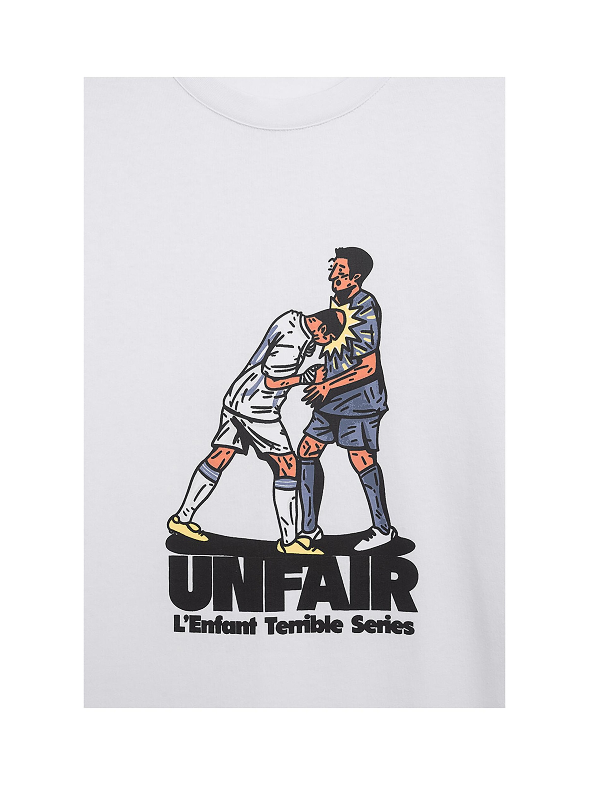 Unfair Athletics Shirt 'Headbutt' in White