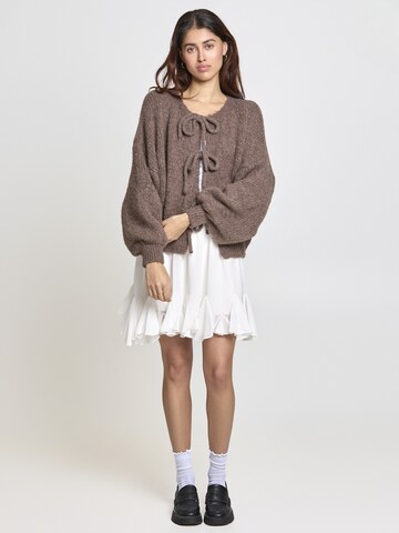 Lilavie Strickjacke ' Miaa ' in Braun