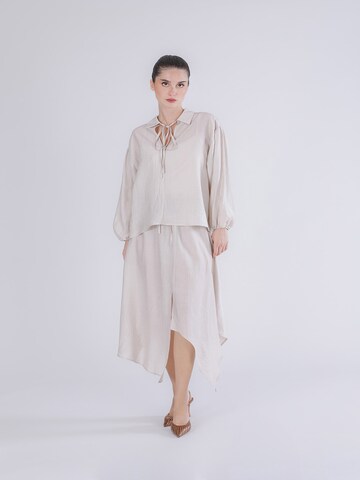Camicia da donna di CAFè NOIR in grigio: frontale