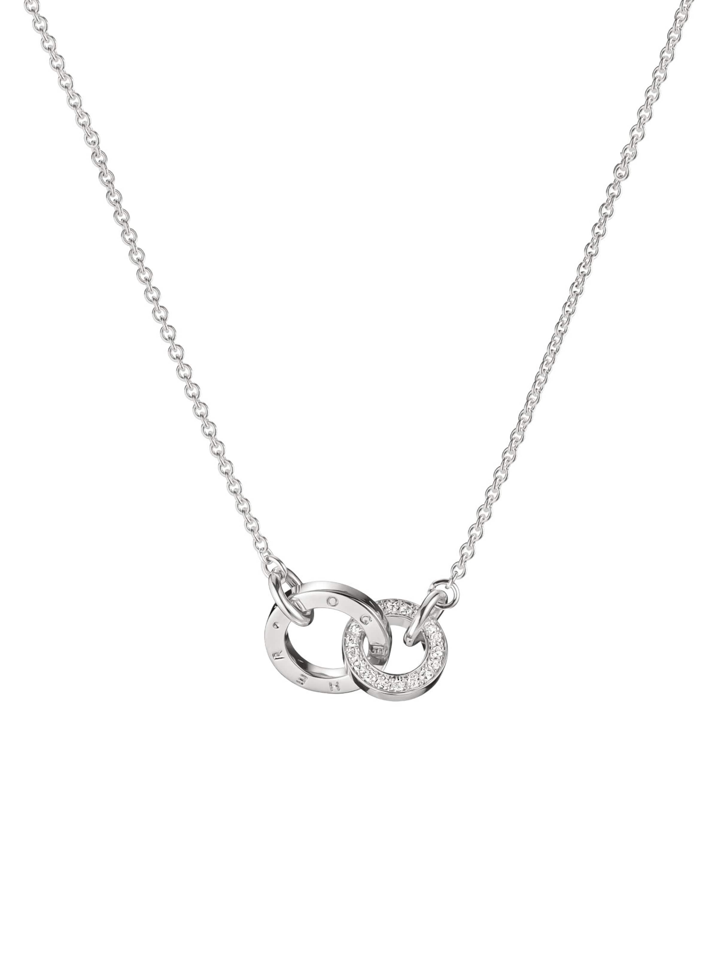 Thomas Sabo Kette Together mit weißem Zirkonia in Silber: Vorderseite