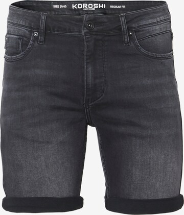 KOROSHI Regular Jeans i svart: forside