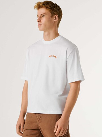 Maglietta 'Gideon' di Pepe Jeans in bianco