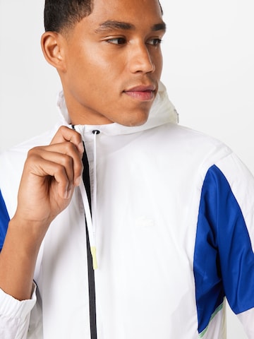 Lacoste Sport Athletic Jacket in White