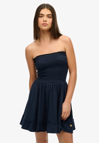 Superdry Zomerjurk in Blauw: voorkant