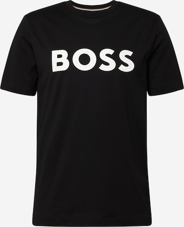 T-Shirt 'Tiburt' BOSS Black en noir : devant