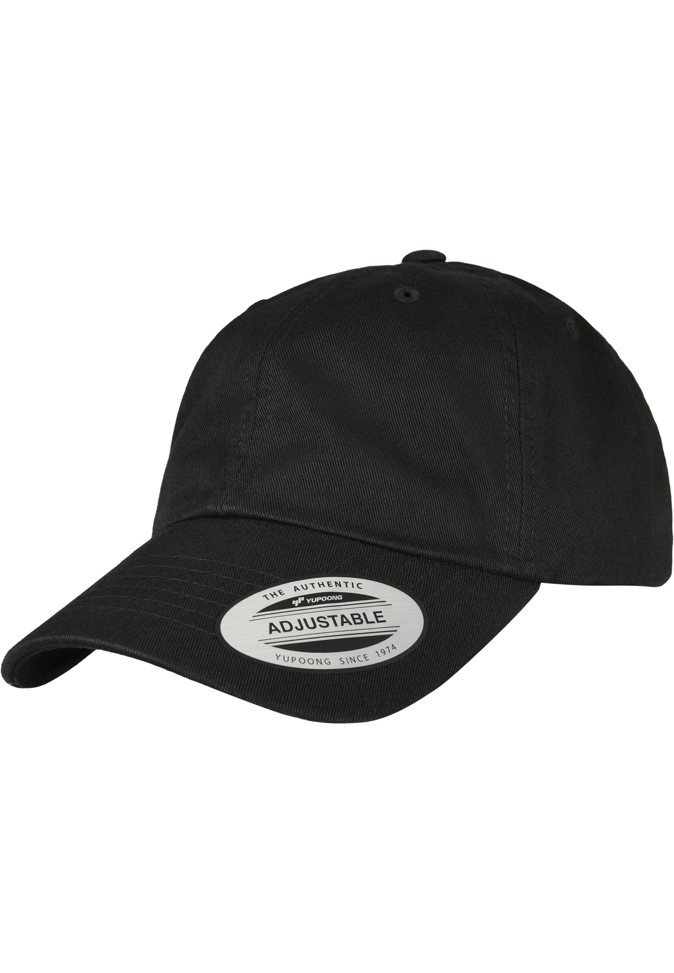 Flexfit Cap in Schwarz: Vorderseite